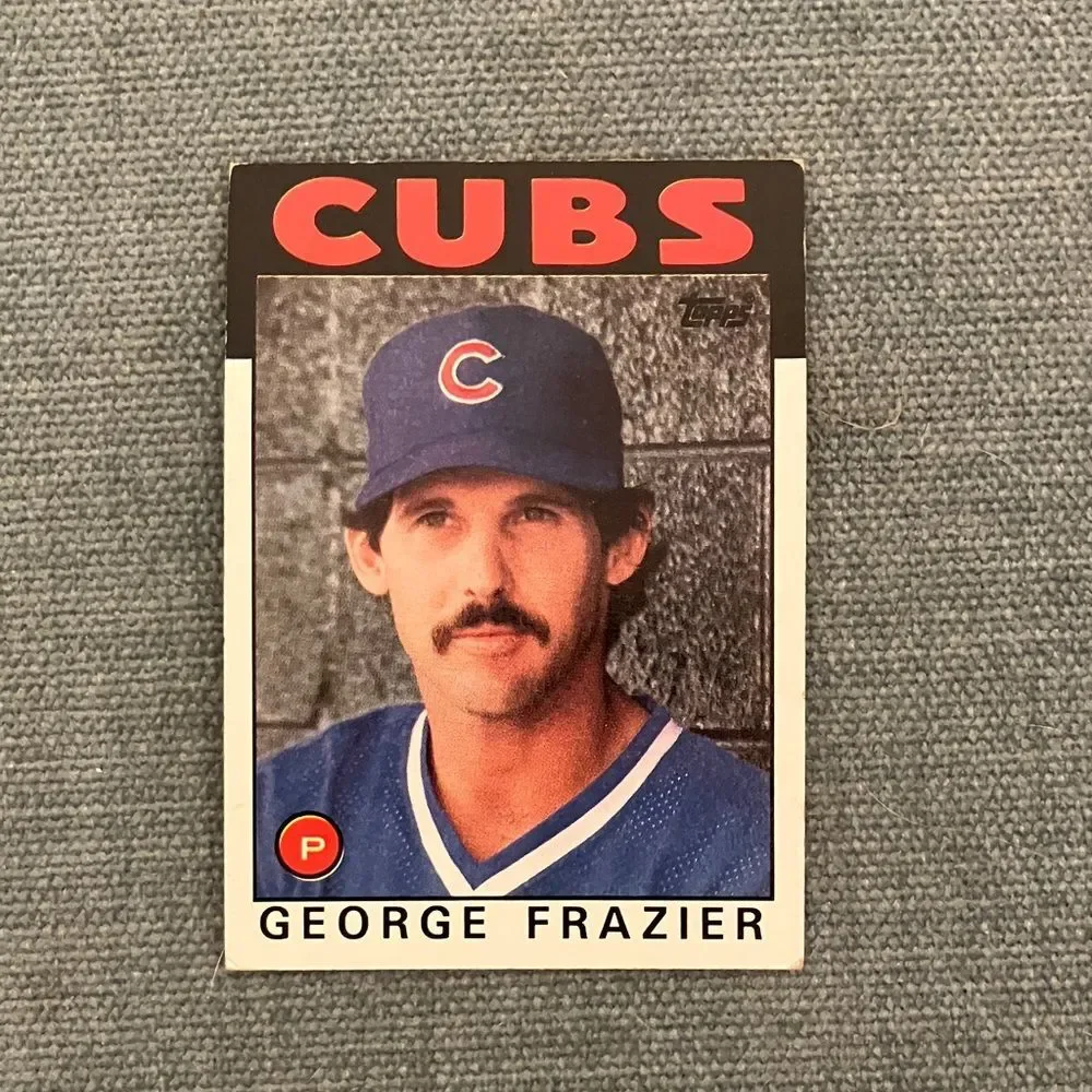 1986 Topps Chicago Cubs Baseball Card